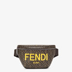 Fendi Belt Bag Brown FF fabric belt bag 7VA562AJJ4F1HR8