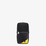 Fendi Belt Bag Black Calf One Shoulder Backpack 7VZ033 A9ZB F0R2A