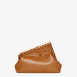 Fendi First Midi Brown leather bag 8BP137ABVEF0NYJ