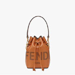 Fendi Mon Tresor Brown leather minibag 8BS010AC9LF0QVK