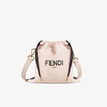 Fendi Pack Small Pouch Pink Nappa Leather Bag 8BT337 ADM9 F1CN7