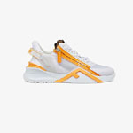 Fendi Flow White Nylon And Suede Low Tops 8E8035 AF5R F0UP4