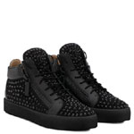Giuseppe Zanotti doris Black suede mid-top sneaker RU70026001