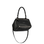 Givenchy small pandora bag in black waxy leather metal stitchings BB05251664001