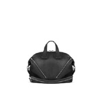 Givenchy nightingale top handle bag in black leather with zips BJ05026097001