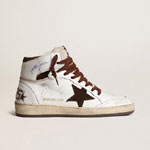 Golden Goose Sky-Star in white nappa suede star GWF00230 F004005 11362