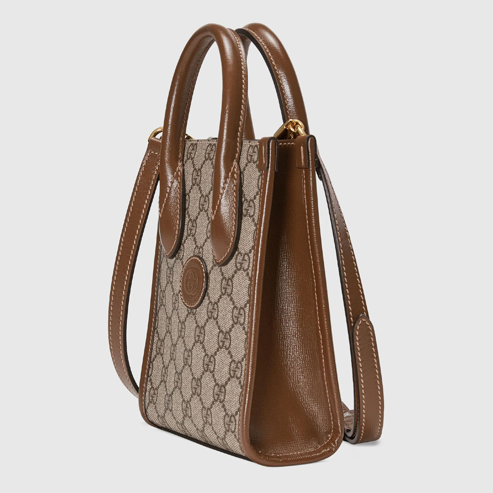 Gucci Mini tote bag with Interlocking G 671623 92TCG 8563 - Photo-2