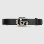 Gucci Leather belt with Double G buckle 397660 AP00N 1000