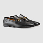 Gucci Jordaan leather loafer 406994 BLM00 1000