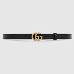 Gucci Leather belt with Double G buckle 409417 AP00T 1000
