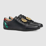 Gucci Leather sneaker with GG 437487 A38I0 1064