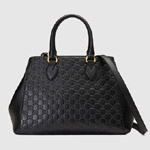 Soft Gucci Signature top handle bag 453704 DMT1G 1000