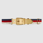 Gucci Web belt with square buckle 476450 HGW1G 9091