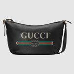 Gucci Print half-moon hobo bag 523588 0GCAT 8163
