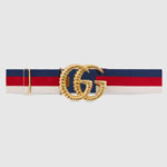 Gucci Web elastic belt torchon Double G 524101 HGWKG 9091