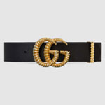 Gucci Leather belt torchon Double G buckle 524105 AP00G 1000