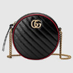 Gucci GG Marmont mini round shoulder bag 550154 0OLFX 8277
