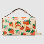Gucci Zumi Strawberry print mini bag 564718 08PAX 9036