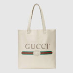Gucci Print leather tote 572768 0Y2AT 8820