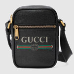 Gucci Print leather shoulder bag 574803 0Y2AT 8163