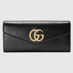 Gucci Broadway leather clutch with Double G 594101 1DB0G 1000