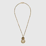 Gucci Lion head necklace 605864 I4600 0933