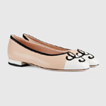 Gucci ballet flat with G applique 658904 C9DN0 9070