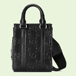 Gucci GG embossed mini tote bag 696010 1W3CN 1000