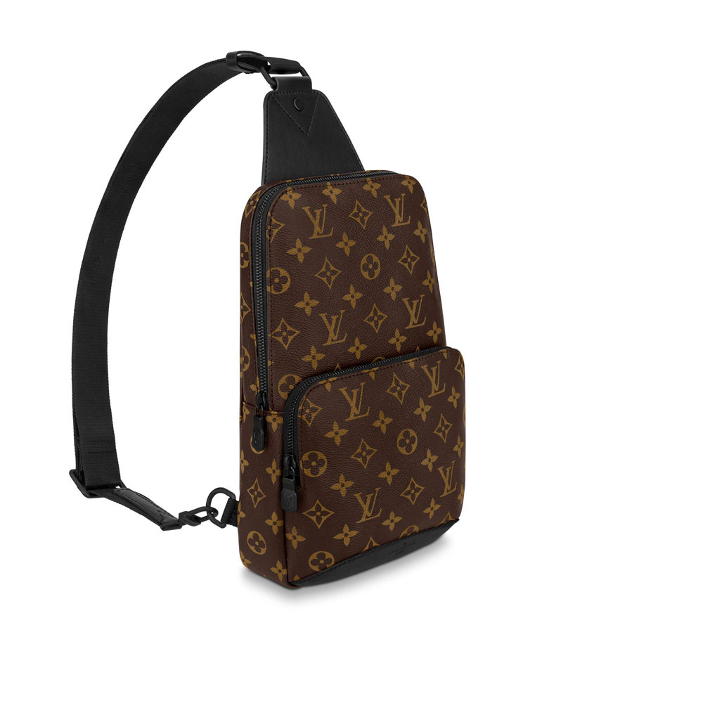 Louis Vuitton Avenue Sling Bag Monogram Macassar Canvas in Brown M45897 - Photo-2