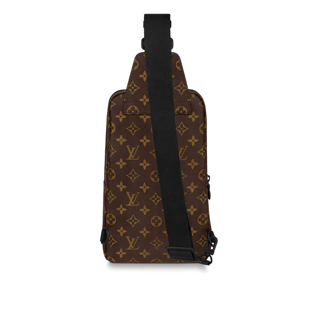 Louis Vuitton Avenue Sling Bag Monogram Macassar Canvas in Brown M45897 - Photo-3