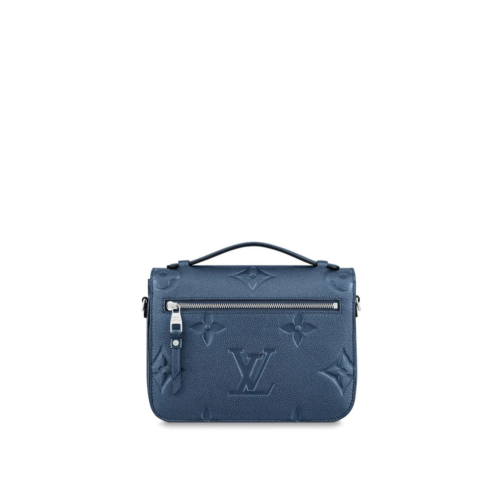 Louis Vuitton Pochette Metis Monogram Empreinte Leather in Blue M59211 - Photo-3