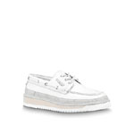 Louis Vuitton Cosy Boat Shoe in White 1A8K0I
