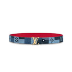 Louis Vuitton Iconic 30mm Belt Damier Other in Blue M0243V