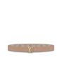 Louis Vuitton Iconic 30mm Belt Mahina in Beige M0480W - thumb-2