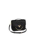 Louis Vuitton Very Messenger Very Leather in Black M53382