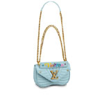 Louis Vuitton New Wave Chain Bag PM H24 in Blue M55443