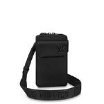 Louis Vuitton Phone Pouch H26 in Black M57089