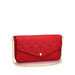 Louis Vuitton Womens Luxury Monogram Leather Pochette Felicie Bag M64065