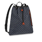 Louis Vuitton Drawstring Backpack Damier Cobalt Canvas N40170