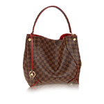 Louis Vuitton caissa hobo damier ebene canvas bag N41555