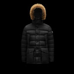 Moncler Black Cluny Long Down Jacket Outerwear G20911B5250268352999