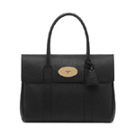 Mulberry Bayswater in Black Small Classic Grain HH2873 205A100