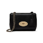 Mulberry Lily in Black Glossy Goat with Soft Gold HH3288 874A100