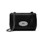 Mulberry Lily in Black Glossy Goat with Silver Tone HH3288 874A237
