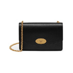 Mulberry Postmans Lock Clutch in Black Natural Grain Leather RL4607 346A100