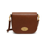 Mulberry Small Darley Satchel in Oak Natural Grain Leather RL4956 346G110