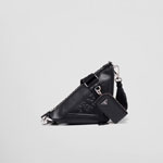 Prada Triangle leather shoulder bag 1BH190 2BYA F0002