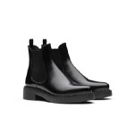 Prada Brushed leather ankle boots 1T676M 055 F0002