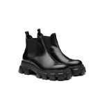 Prada Monolith brushed leather Chelsea boots 2TE174 B4L F0002