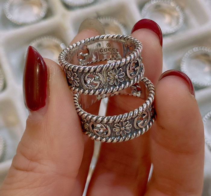 Gucci Interlocking G silver ring 577263 J8400 0811 review image #1
